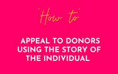 Appeal to donors using the story of the individual